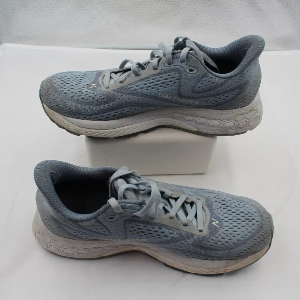 New Balance Fresh Foam X 880v13 Sz 8.5 Athletic Running Shoes Light Arctic Gray